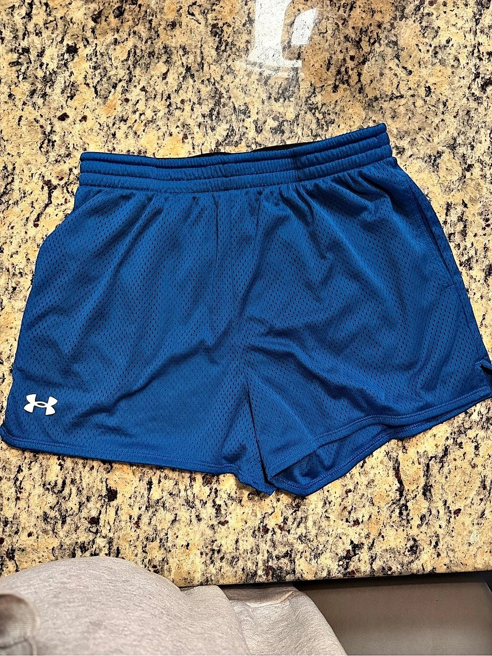 Under Armour UA Tech Play Up Mesh Shorts Blue